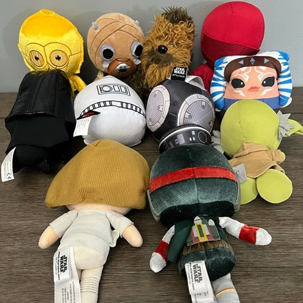 Star Wars Lot of 11 Mixed Plush‎